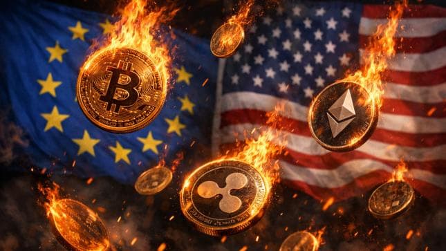 Zollsorge schickt Krypto auf Talfahrt – Bitcoin, XRP und Ethereum fallen