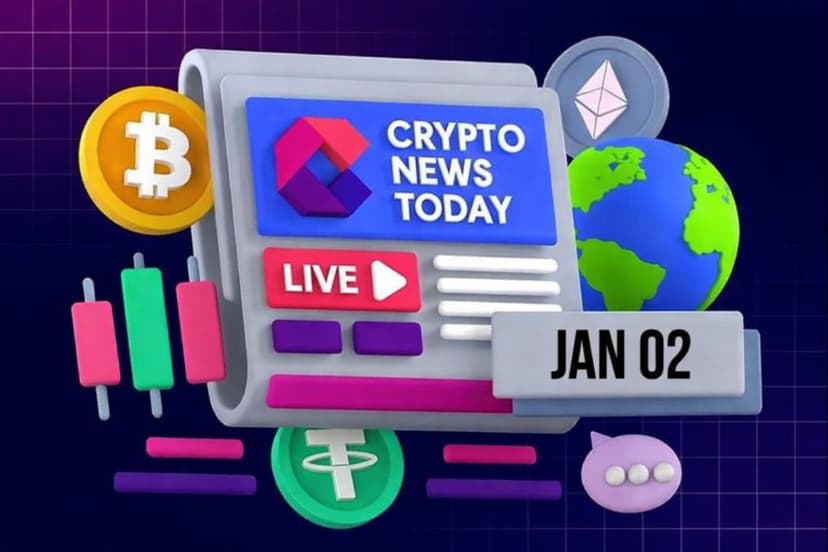 [LIVE] Crypto News Today: Latest Updates for Jan. 02, 2026