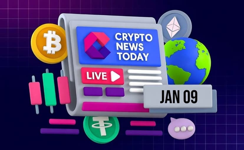 [LIVE] Crypto News Today: Latest Updates for Jan. 09, 2026 – Bitcoin Trades Below $91K as BTC Inflows Back Into Exchanges Resume