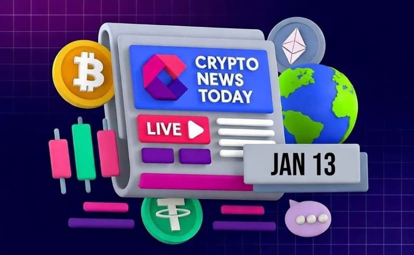 [LIVE] Crypto News Today: Latest Updates for Jan. 13, 2026
