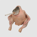 Smoking Chicken Fish