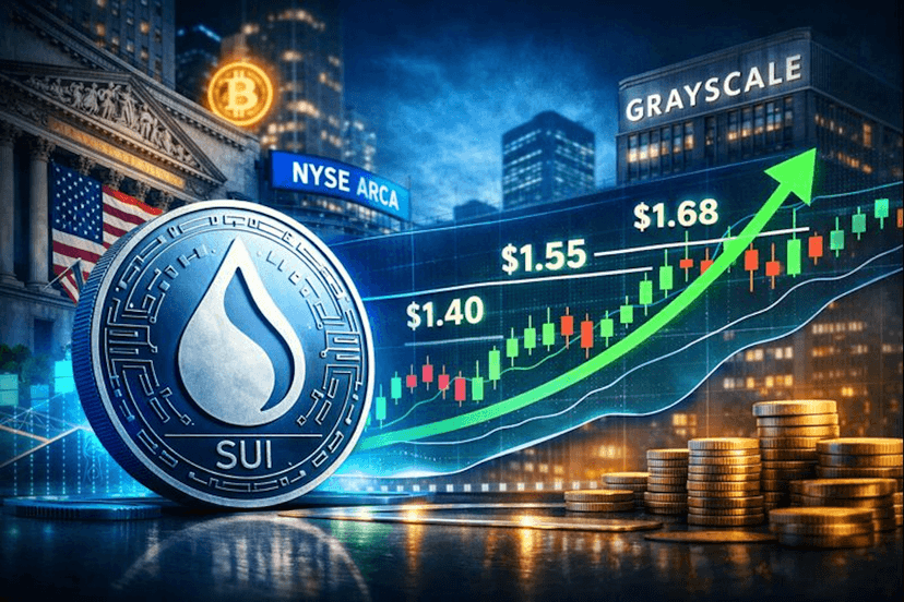 SUI price outlook: Grayscale Sui ETF filing lifts sentiment as token eyes $1.55 resistance - CoinJournal