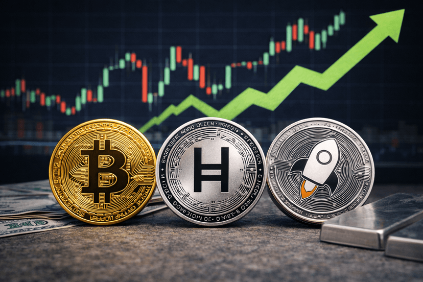 HBAR surges 15% and XLM gains 10% as Bitcoin reclaims $70K - CoinJournal