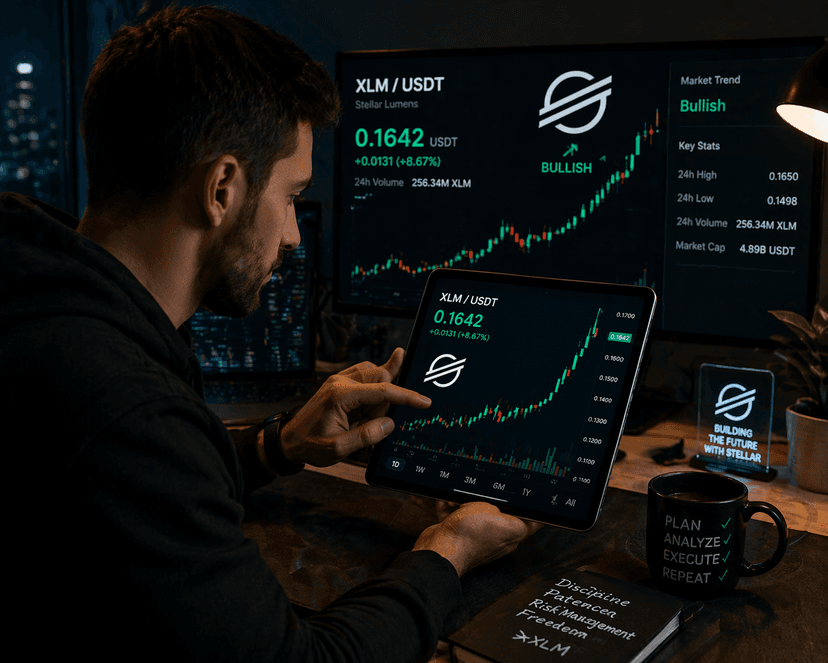 XLM surges above key resistance level, bullish momentum builds