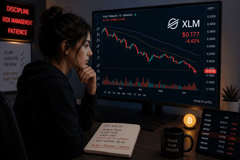 Stellar faces bearish pressure as sellers target breakdown below $0.1500