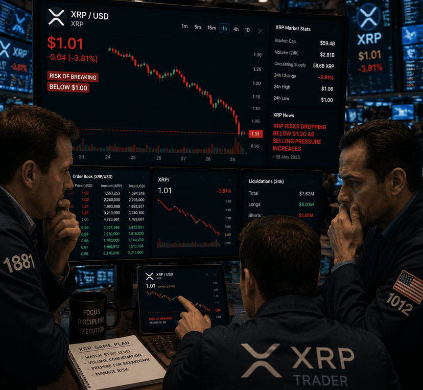 XRP struggles below key resistance amid geopolitical tensions