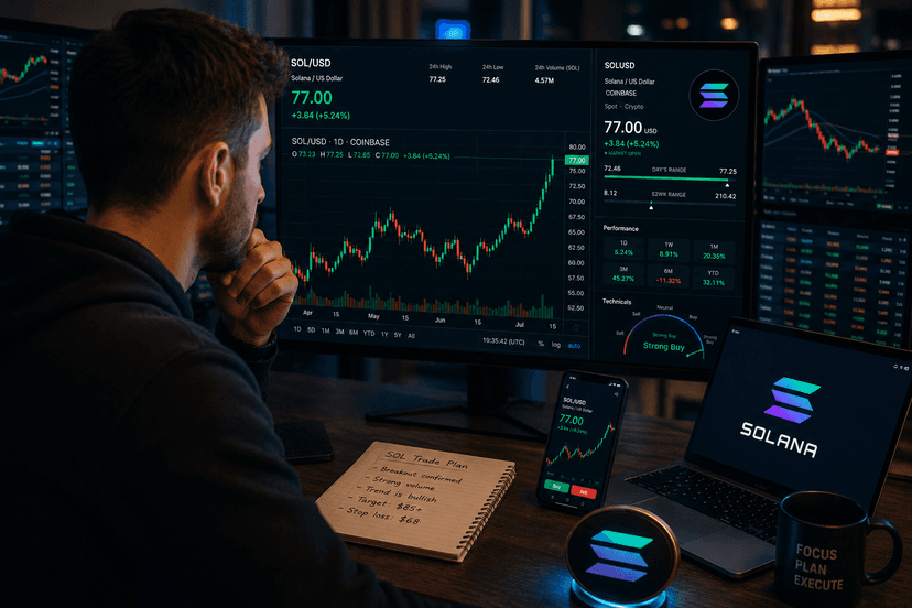 Solana reclaims the 50-day EMA as bulls target a breakout above $81.50