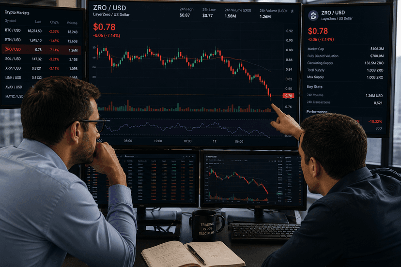 ZRO slides 4% ahead of 25.7 million token unlock