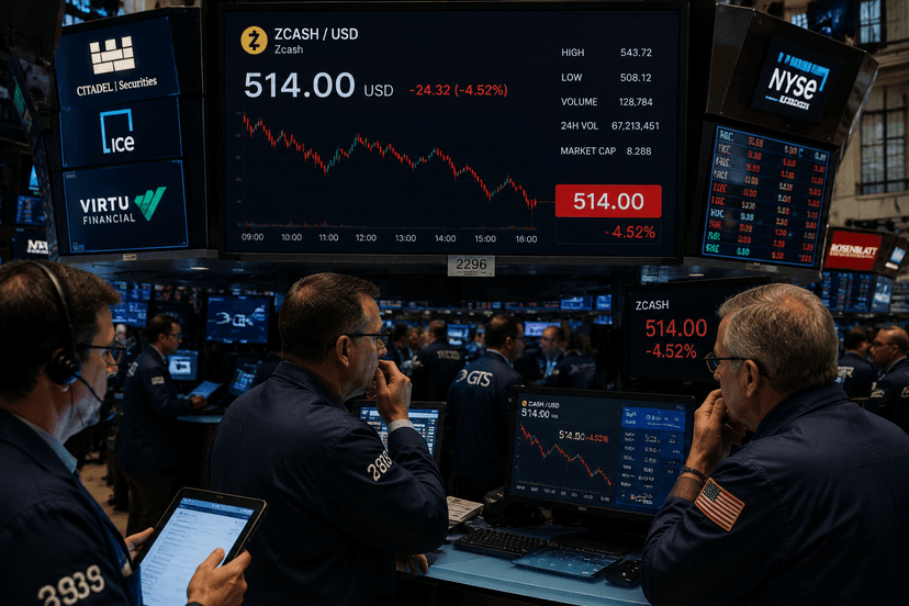 ZEC dips toward the 50-Day EMA as momentum softens