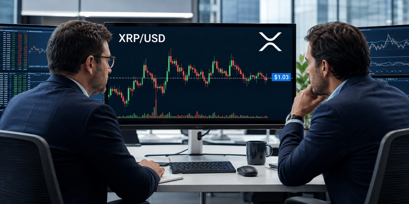 XRP rebounds to $1.03 but bearish momentum keeps $1 support at risk