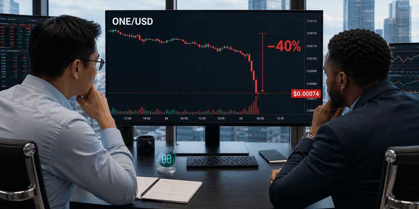 Harmony’s ONE token crashes 40% following a major exploit