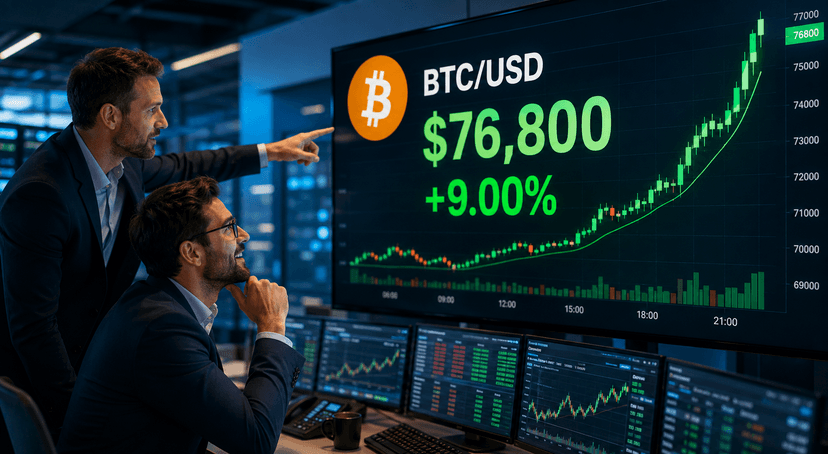 Bitcoin eyes $80k after weekly rally pushes BTC above key moving averages