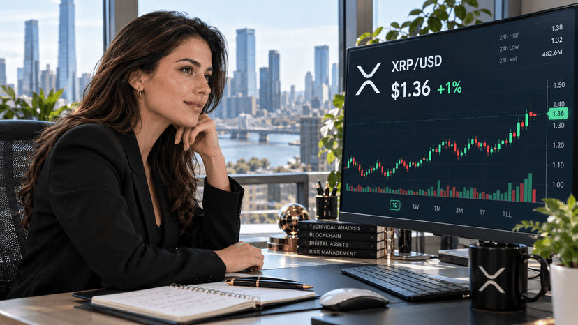 XRP rebounds from $1.32 as Standard Chartered adds RLUSD custody - CoinJournal