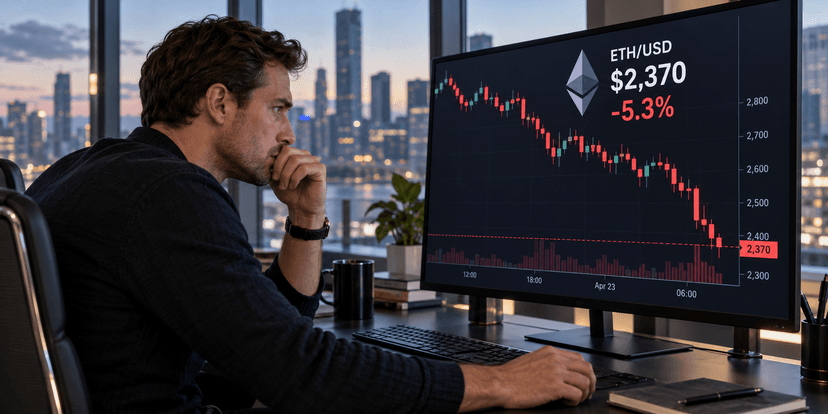 Ethereum dips below $2,400 as hot inflation fuels selling and long liquidations - CoinJournal