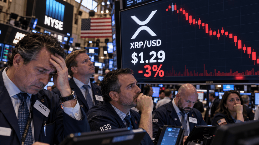 XRP dips below the $1.30 support amid bearish positioning - CoinJournal