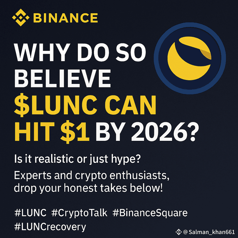 $LUNC: 2026年能否突破$1？