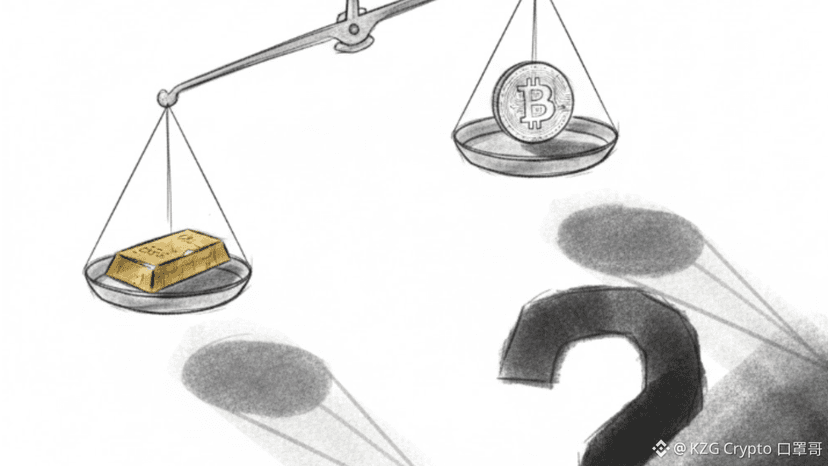 黄金在 $5,000 之上，比特币在 $76,631 之下：同一个恐惧，两套资产逻辑