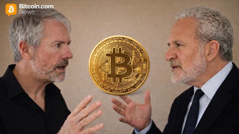 Michael Saylor vs Peter Schiff: Bitcoin Outlook Clashes as Schiff Urges Selling MSTR Before Crash
