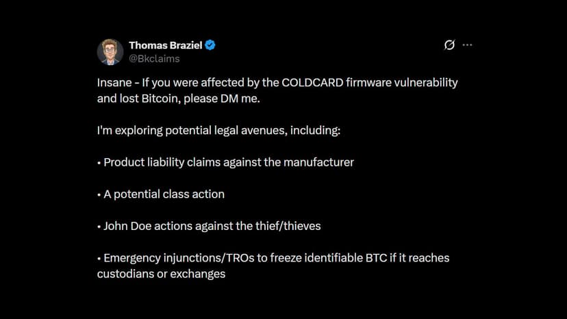 Coinkite Faces Class Action Threat as Bitcoin Wallet Bug Costs Users Over 1,300 BTC