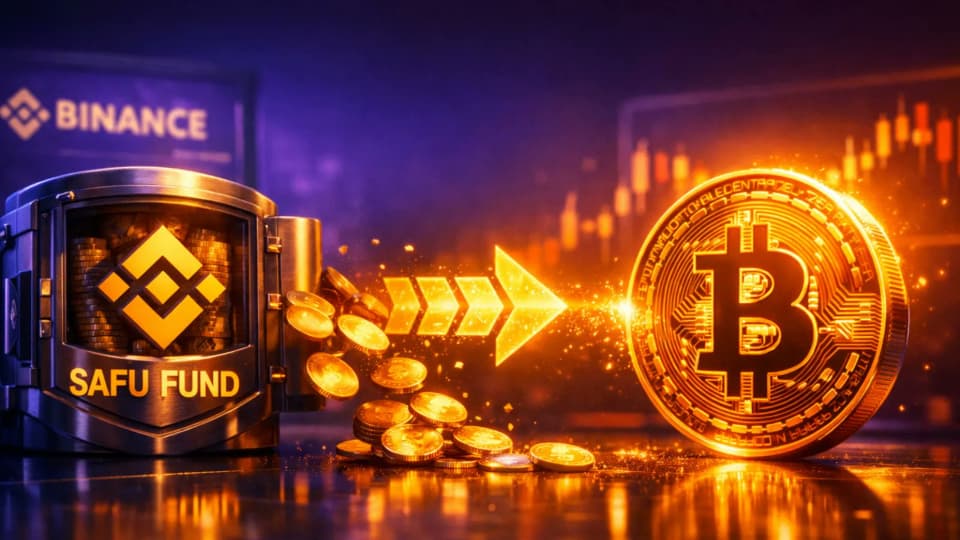 Binance chuyển 1 tỷ USD dự trữ stablecoin SAFU sang Bitcoin