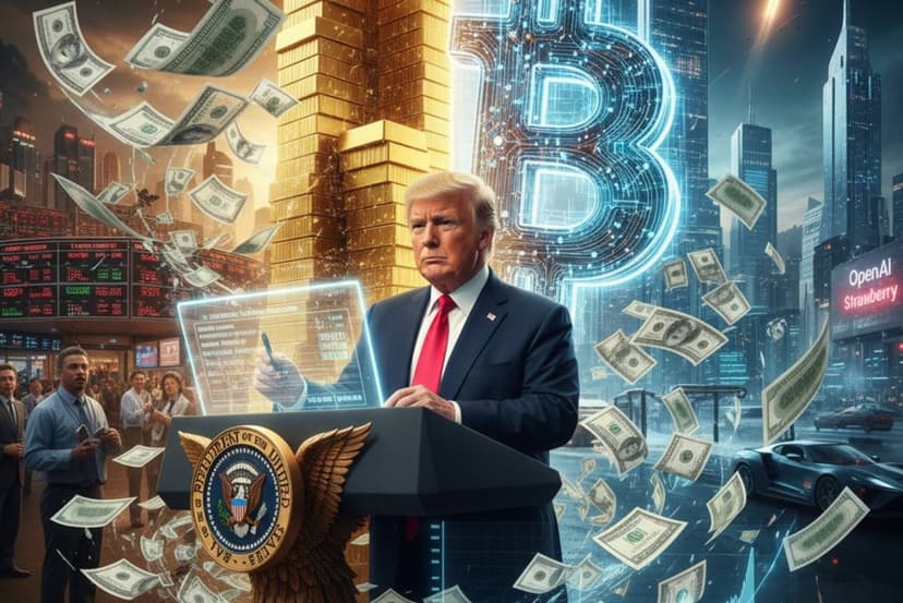 الذهب أم البيتكوين؟.. صراع الجبابرة في مواجهة «دولار ترامب»