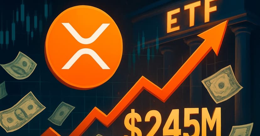 El ETF de XRP arrasa con USD 245 millones