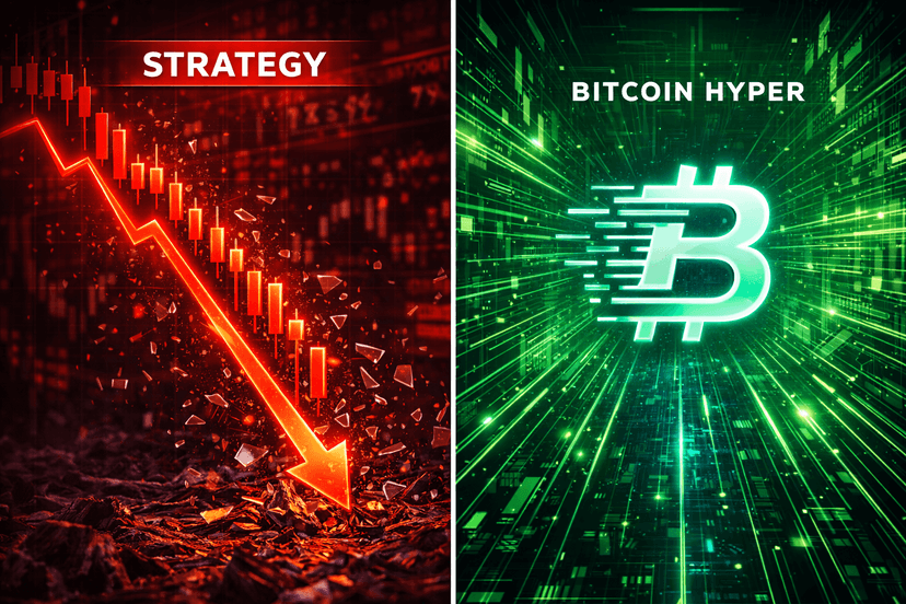 Strategy Bettors Lose 60% as Bitcoin Crashes, But $HYPER Keeps Pumping
