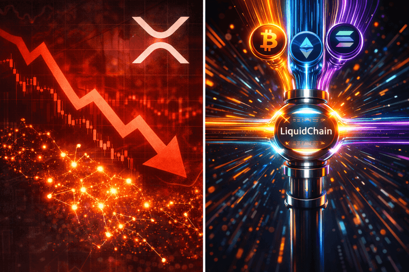 XRP Wallets Surge Despite 49% Price Correction; $LIQUID Enters the Fray