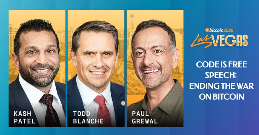 FBI Director Kash Patel To Speak At Bitcoin 2026 Conference About "Ending The War On Bitcoin"
