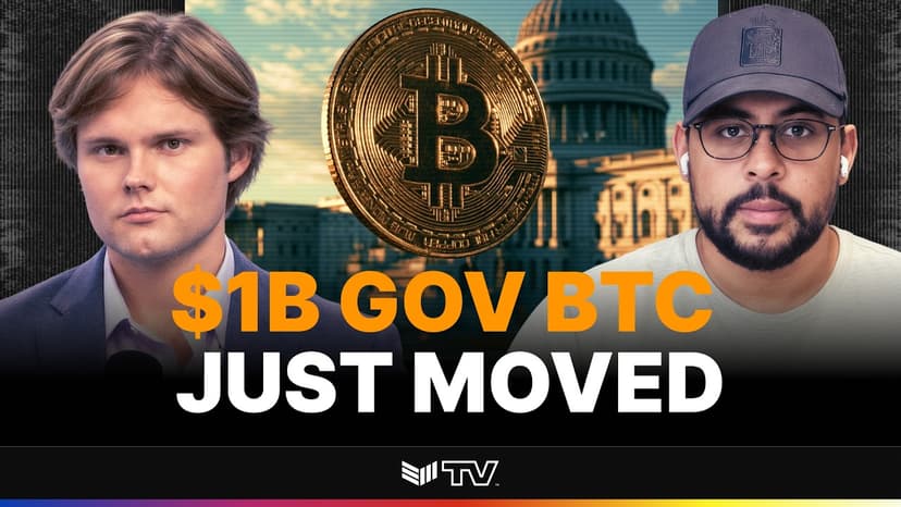 Arkham CEO On $1 Billion Of U.S. Government Bitcoin Moved To "Unknown" Wallet