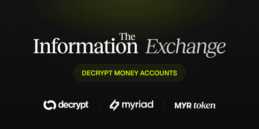 Decrypt Money Accounts on Solana to Power The Information Exchange - Decrypt
