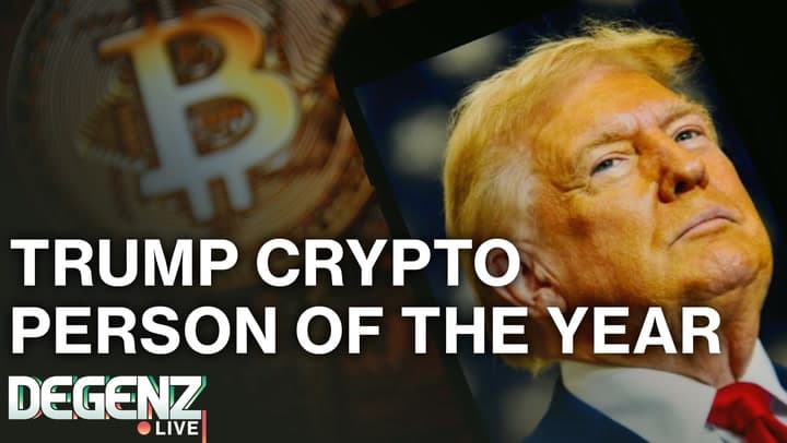 Trump named Crypto Person of the Year! BTC down to $87K Football.Fun Interview - Decrypt