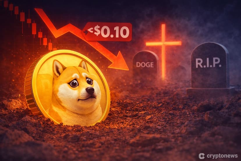 Dogecoin Price Prediction: Death Cross Confirmed as DOGE Sinks Below $0.10 – Is DOGE Going to $0?