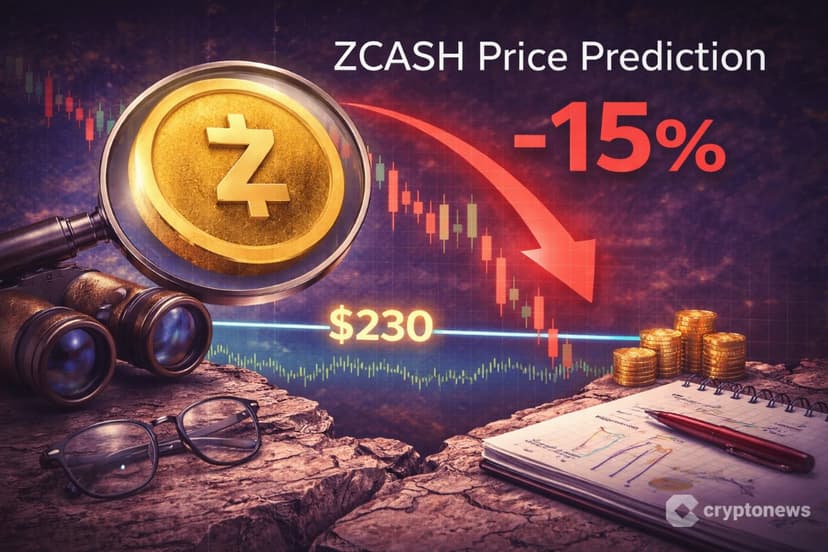 Zcash Price Prediction: Drops 15% in 48 Hours After Classic Reversal Signal — Can Bulls Defend $230 Before It Gets Ugly?