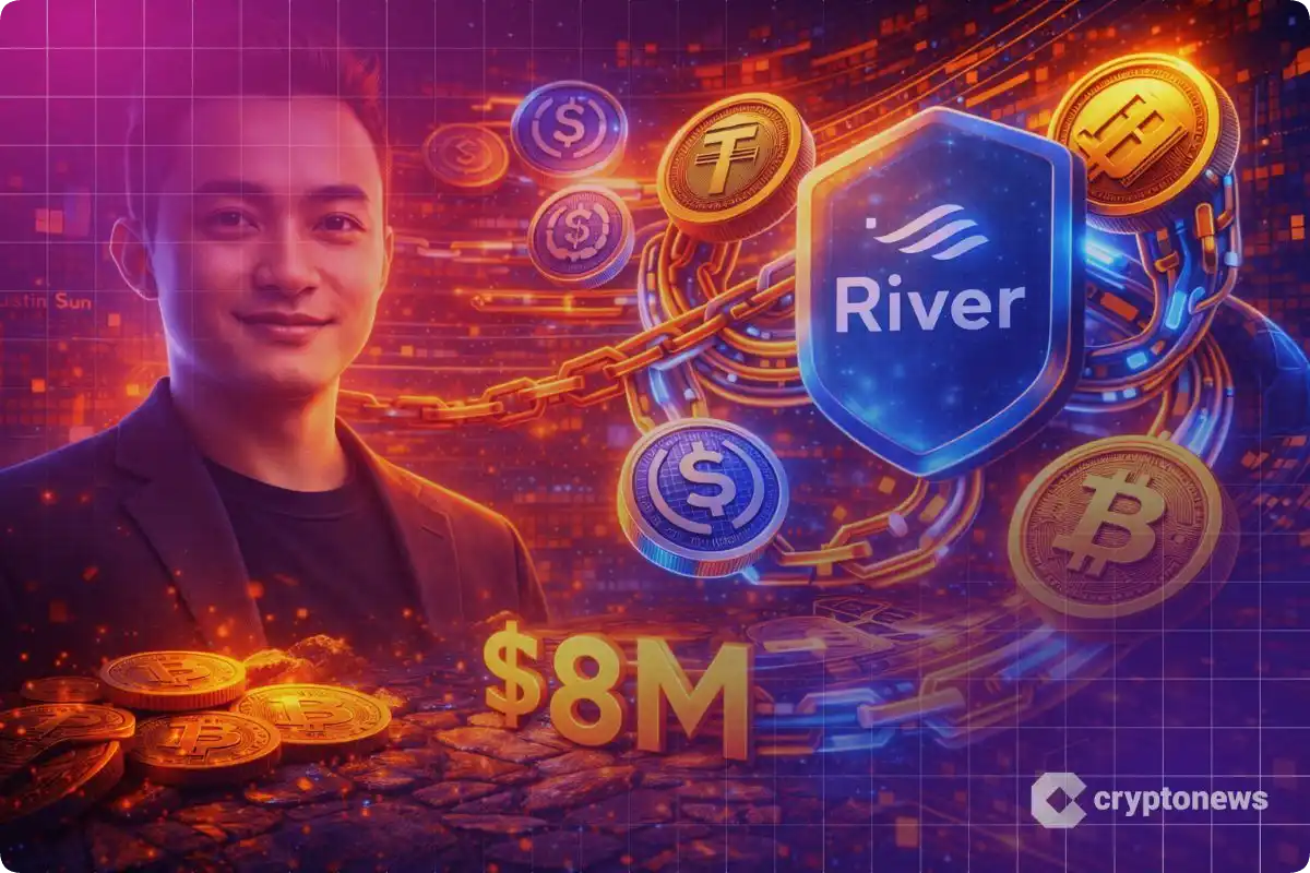 Justin Sun invierte 8 millones en River para la integración de Tron