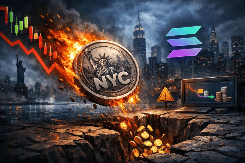 Former NYC mayor backed token tumbles on Solana amid liquidity fears - CoinJournal