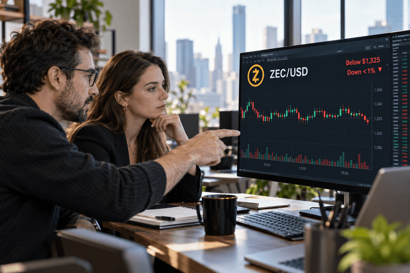 Zcash dips below $1,348 as ETF outflows ease and NU7 enters testing - CoinJournal