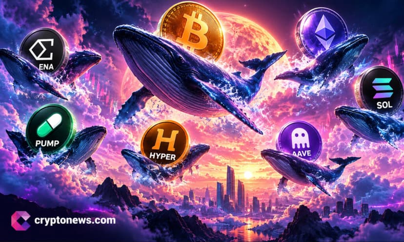 Crypto Whale Activity: PUMP, ENA, AAVE and HYPER in Focus
