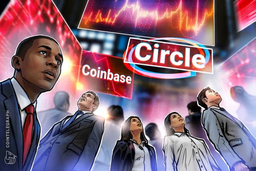 Coinbase, Circle Drop 10% After CLARITY Act Vote