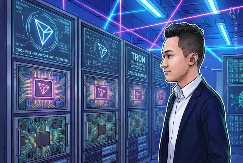 Justin Sun says Tron post-quantum plan on testnet