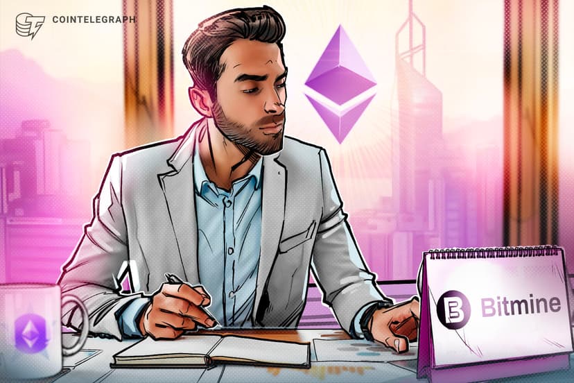 Bitmine Nears 5% of Ethereum Supply With 5.82M ETH