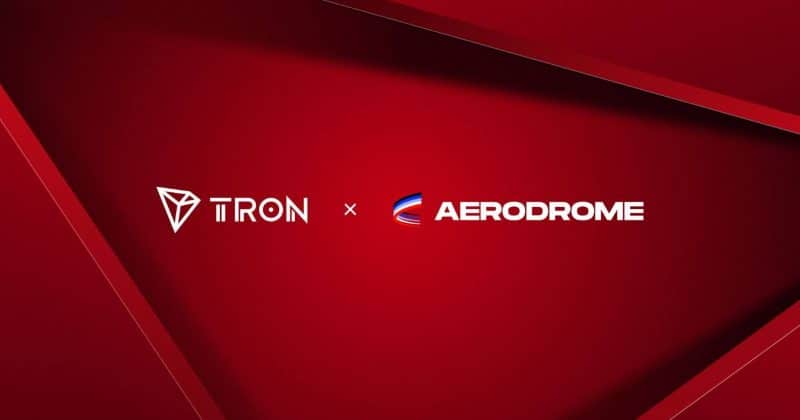 TRX/USDC trading pairs now available on Aerodrome, fueling cross-chain liquidity for TRON's ecosystem