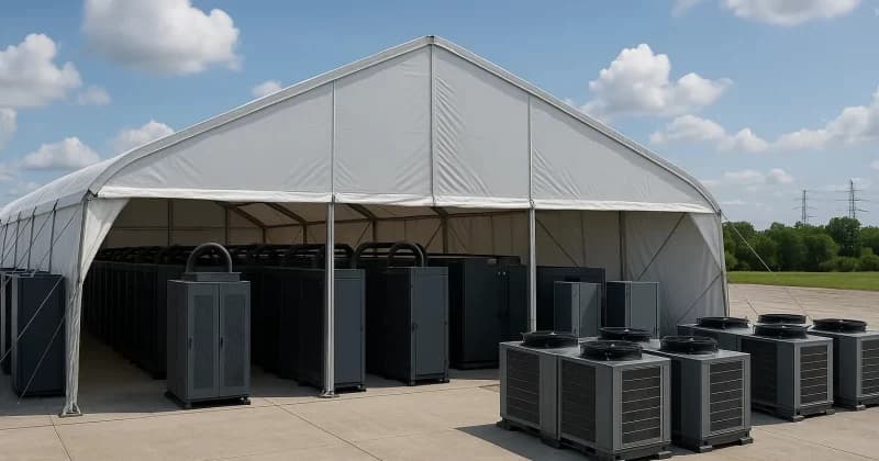 Meta is building data centers in tents to slash costs and accelerate AI infrastructure