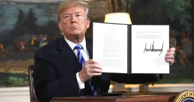 Trump says US is close to Iran nuclear deal, warns military action remains on the table