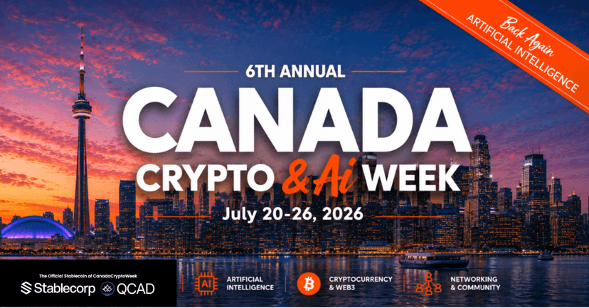 Canada Crypto Week Returns July 20–26, Celebrating the Future of Web3, Digital Assets and AI
