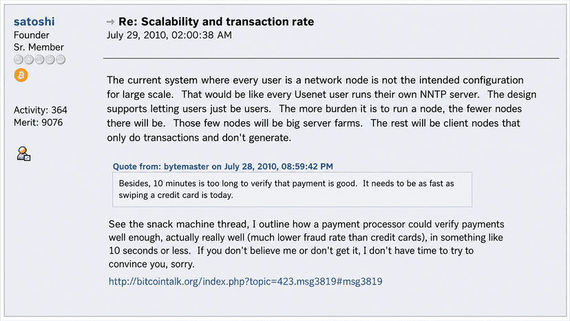 'I Don't Have Time to Try to Convince You' — Satoshi's Famous Line Turns 16