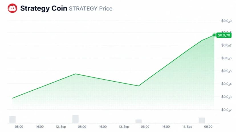 A $7M Memecoin Named After Saylor's Strategy Runs on Tokenized MSTR