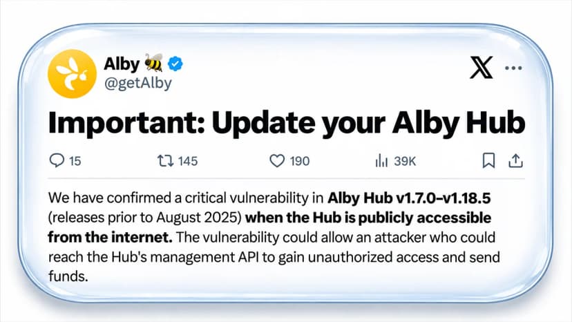 Lightning Security Alert: Alby Reveals Critical Hub Vulnerability