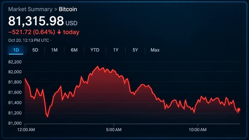 Bitcoin Price Clings to $81K as Sellers Circle Critical Support