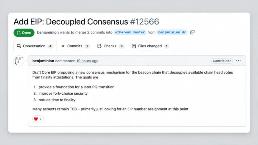 Ethereum Draft Targets Faster Finality and Future Quantum Defense